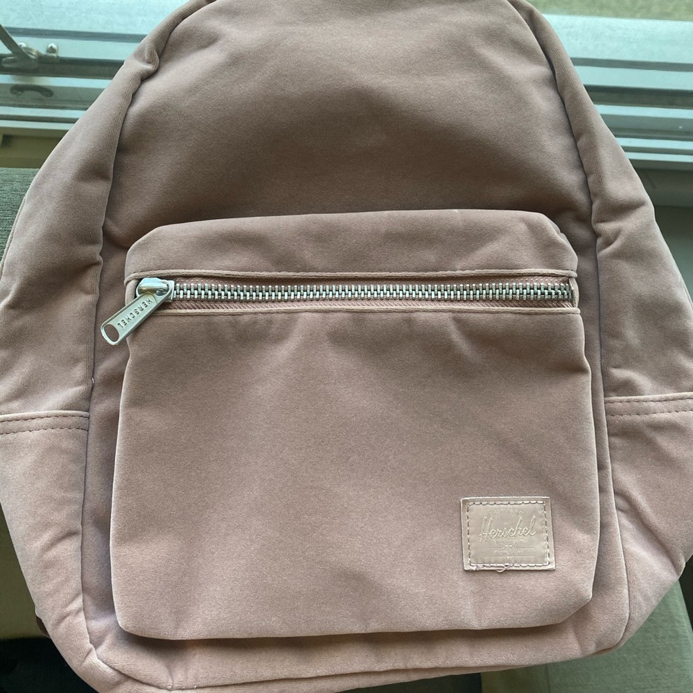 Herschel Supply Co. Ash Rose Velvet Mini Backpack